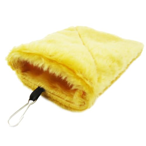 yeeplant Warmer leichter weicher Plüsch-Schlafsack für Hamster und Eichhörnchen, Hängebett, wiederverwendbar und waschbar yeeplant Warmer leichter weicher Plüsch-Schlafsack für Hamster und Eichhörnchen, Hängebett, wiederverwendbar und waschbar von yeeplant