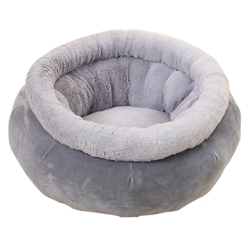 yeeplant Warmes und weiches rundes Nest für Haustiere – kreatives Plüsch-Katzenbett für Winterkomfort yeeplant Warmes und weiches rundes Nest für Haustiere – kreatives Plüsch-Katzenbett für Winterkomfort von yeeplant