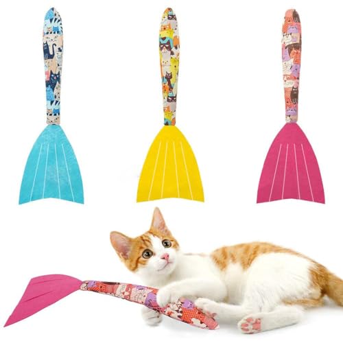 yeeplant Weiches Katzen-Kauspielzeug Fisch: Knister-Katzenminze-Spielzeug, interaktiv, tragbar, Jagd, Beißen, Training, 3 Stück yeeplant Weiches Katzen-Kauspielzeug Fisch: Knister-Katzenminze-Spielzeug, interaktiv, tragbar, Jagd, Beißen, Training, 3 Stück von yeeplant