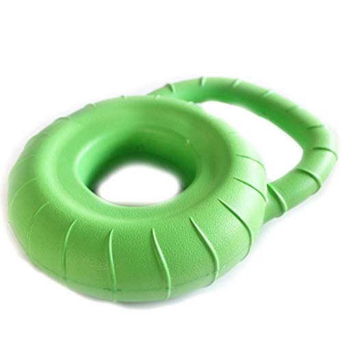 yilin Durable Dog Toys Dog Interactive Toys with Strong Tug Handy Tire Shape Aggressive Dog Toys for Training and Keep Pets Fit-Green von yilin