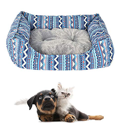 yinbaoer Bett für Hunde handgefertigt groß Hundebett Faltbar Weich Gemütlich Hundebett für Kleine Hunde Katzen Welpen und Kätzchen M von yinbaoer