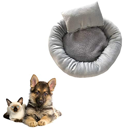 yinbaoer Graues Hundebett, rutschfest, groß, waschbar, für kleine Katzen und Hunde, 40 cm von yinbaoer
