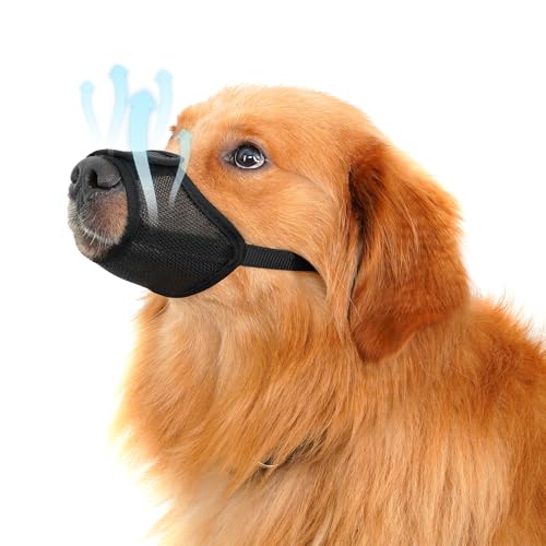 Yingphia Maulkorb Für Hunde，Atmungsaktiv & trinkbar，Verstellbar für kleine bis große Hunde (Chihuahua, Schäferhund, Bulldogge) Sicher gegen Beißen, Bellen & Kauen (XS) von yingphia