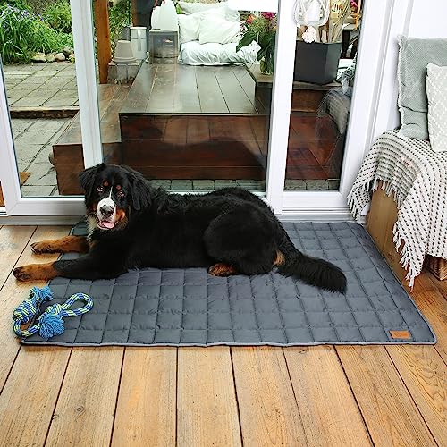 your GEAR Lana Hundematte 160 x 100 cm Hundedecke, Oeko-TEX Baumwolle, weich, robust, waschbar, Indoor & Outdoor von your GEAR