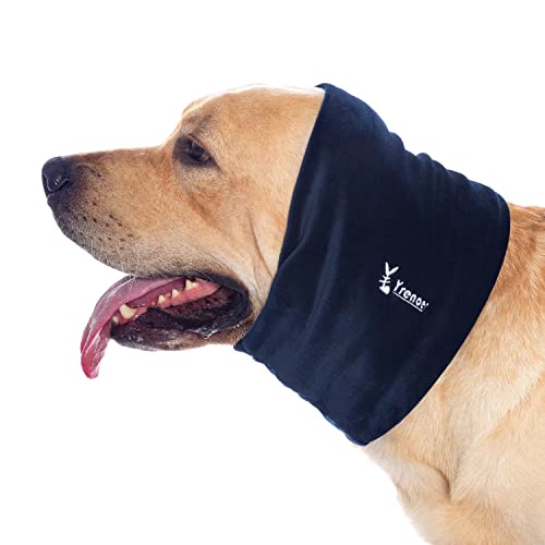 Hunde-Kapuzenpullover, weiche Snoods für Hunde, atmungsaktive Hunde-Kopfwickel-Ohrabdeckung für Angstlinderung und Beruhigung, keine Klappe, Ohrwickel für Hunde, reduzieren Angstzustände, Donner, von yrenoer