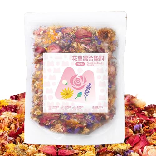 yuchdzexu Pet Bedding – 100 g Trockenblumen, Hamstereinstreu, Geruchskontrolle, Matte, Feuchtigkeitsaufnahme, langanhaltende Düfte, beruhigender Lebensraum, Dekoration für kleine Frettchen, Hühner yuchdzexu Pet Bedding – 100 g Trockenblumen, Hamstereinstreu, Geruchskontrolle, Matte, Feuchtigkeitsaufnahme, langanhaltende Düfte, beruhigender Lebensraum, Dekoration für kleine Frettchen, Hühner von yuchdzexu