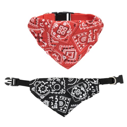 yueton 2PCS Haustier Hund Kragen Katze Dreieck Handtuch Kragen Haustier Sabber Handtuch Einziehbar Zweilagig Polyester Hund Schal für Hund und Katze Haustier Dekoration yueton 2PCS Haustier Hund Kragen Katze Dreieck Handtuch Kragen Haustier Sabber Handtuch Einziehbar Zweilagig Polyester Hund Schal für Hund und Katze Haustier Dekoration von yueton