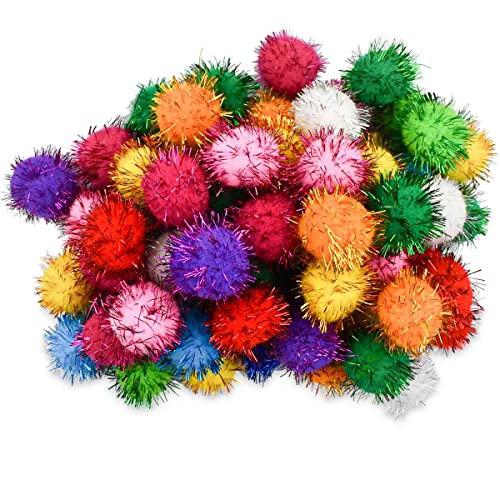 yuntop 70 Stück sortierte Farben, glitzernde Lametta-Bälle, Katzen-Spielzeug, Pompom, Katzenspielzeug, interaktive Katzen-Pompons, Bälle für Kätzchen, Lieblingsspielzeug, glitzernde flauschige Bälle yuntop 70 Stück sortierte Farben, glitzernde Lametta-Bälle, Katzen-Spielzeug, Pompom, Katzenspielzeug, interaktive Katzen-Pompons, Bälle für Kätzchen, Lieblingsspielzeug, glitzernde flauschige Bälle von yuntop