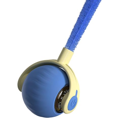 yupeuooe Automatisch rollender Ball für Katzen, interaktiver Katzenspielzeugball | Automatisch rollender Ball, interaktives Haustierspielzeug - Wiederaufladbares Indoor-Katzen-Rollballspielzeug zum von yupeuooe