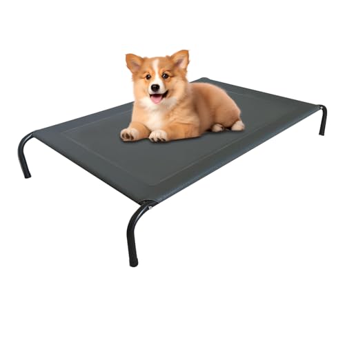 yupeuooe Erhöhtes Haustierbett | Atmungsaktives Outdoor Hochgelegtes Hundebett | Gepolstert Waschbare Haustier Hängematte Robust Katzenliege Für Reise Ältere Welpen Outdoor Nutzung von yupeuooe