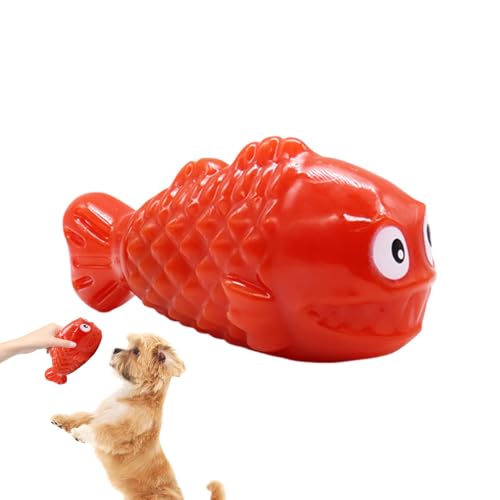 yupeuooe Hundespielzeug zur Anreicherung von Leckerlis, quietschendes Spielzeug für Hunde – langsames Füttern, Anreicherung von Knochen, Welpen-Zahnspiel zum , Apportieren von yupeuooe