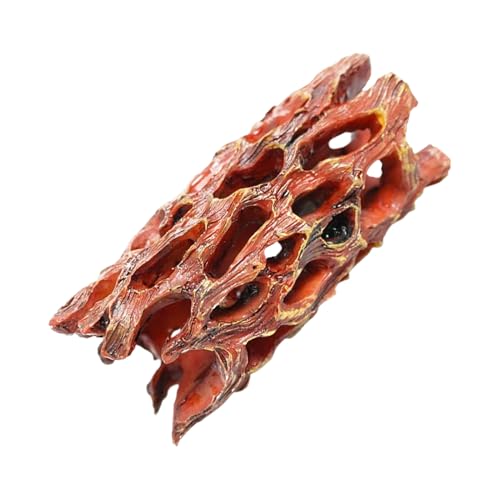 yupeuooe Shrimp Hideouts, Poröse Garnelenzuchthöhle, stabiles PVC-Unterschlupf Ornament für die Zucht ruhender Fische Lebensraum Betta Krabbe Landschaftsbau Dekoration von yupeuooe