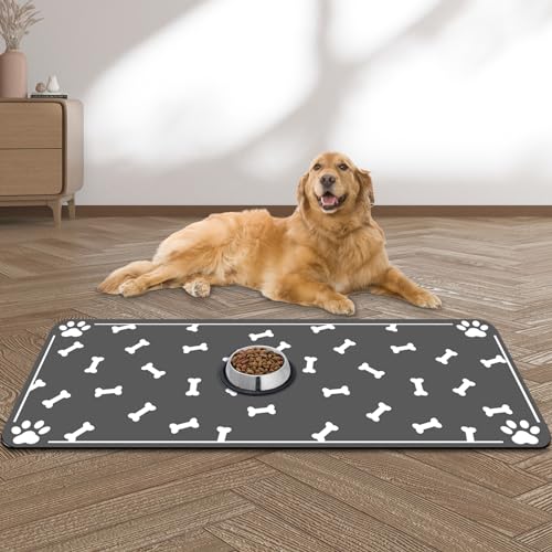 Große Futtermatte für Haustiere, saugfähige Hundefuttermatte, Hundematte für Futter und Wasser, keine Flecken, schnell trocknend, Wasserspendermatte, Hundezubehör, Haustierbedarfsmatte, Große Futtermatte für Haustiere, saugfähige Hundefuttermatte, Hundematte für Futter und Wasser, keine Flecken, schnell trocknend, Wasserspendermatte, Hundezubehör, Haustierbedarfsmatte, von yuzshin