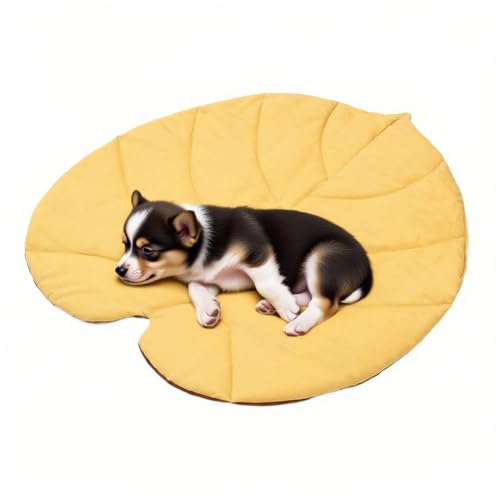yybng Haustier Kühlmatte - Blattform Kühlmatte Für Katzen | Doppelseitige Isolierte Haustierliegematte Für Zuhause Terrasse Garten Camping Auto Wohnung Schlafzimmer Balkon Outdoor Wohnzimmer von yybng