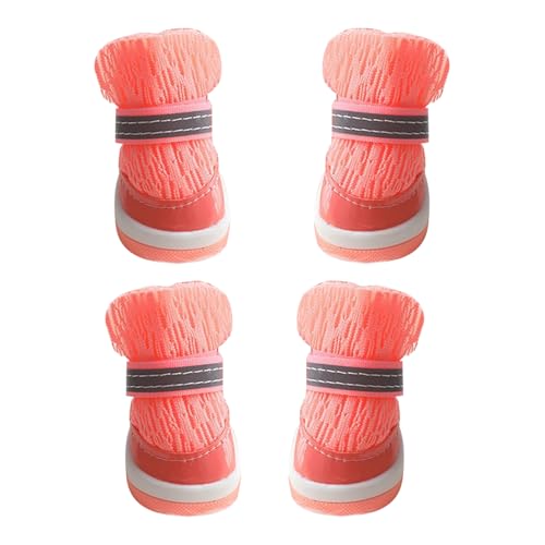 yybng Hundeschuhe für heißen Asphalt - Hitzebeständige Welpenstiefel | 4 Paar Anti-Rutsch Hundeschuhe für Spaziergänge, Wandern, Outdoor, Camping, und Sommer yybng Hundeschuhe für heißen Asphalt - Hitzebeständige Welpenstiefel | 4 Paar Anti-Rutsch Hundeschuhe für Spaziergänge, Wandern, Outdoor, Camping, und Sommer von yybng