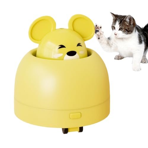 yybng Interaktives Katzenspielzeug | Mäuse Elektronische Katzen Spielzeuge Wiederaufladbar - Leises Kitten Spiel, Haustier Aktivität Gegen Langeweile Jagdsimulation Kratzalternative Training yybng Interaktives Katzenspielzeug | Mäuse Elektronische Katzen Spielzeuge Wiederaufladbar - Leises Kitten Spiel, Haustier Aktivität Gegen Langeweile Jagdsimulation Kratzalternative Training von yybng