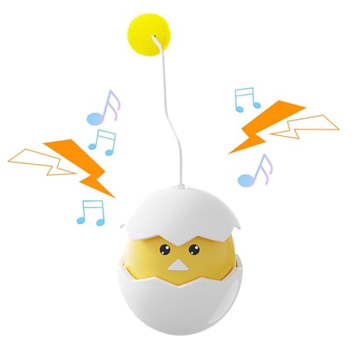 yybng Katzen Spielzeug Selbstspiel | Automatisch Rollendes Katzenspielzeug Für Junge Kitten,Huhn Bewegungs Spiel Mit Zwitscher Sound Interaktive Haustierbedarf Für Kitten Alle Rassen & Gegen yybng Katzen Spielzeug Selbstspiel | Automatisch Rollendes Katzenspielzeug Für Junge Kitten,Huhn Bewegungs Spiel Mit Zwitscher Sound Interaktive Haustierbedarf Für Kitten Alle Rassen & Gegen von yybng