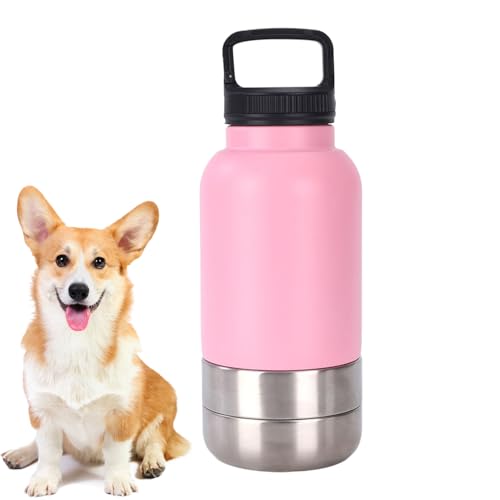 yybng Reise Hundetrinkflasche - Welpen Trinkflasche Für Spaziergänge - Auslaufsicher Trinkbecher mit Abnehmbarem Napf 1520ml für Unterwegs Wandern Camping Wohnung yybng Reise Hundetrinkflasche - Welpen Trinkflasche Für Spaziergänge - Auslaufsicher Trinkbecher mit Abnehmbarem Napf 1520ml für Unterwegs Wandern Camping Wohnung von yybng
