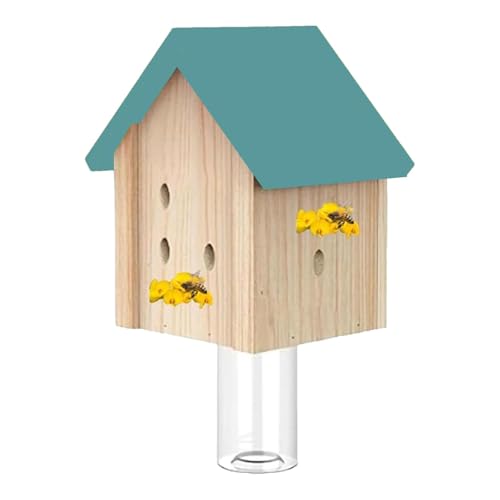 zimmermanns Bienenfalle Für Draußen, Beste Bienenfalle, Zimmermanns-Bienenfalle Aus holzs Für Draußen, Langweilige Bienenfalle, holzs Carpenter Biene Trap House Form Nest von yybng