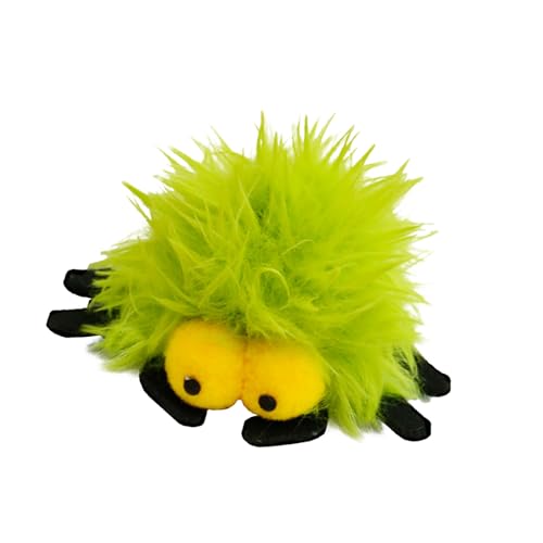 Catnip Ball - Weiches Spinnenplüschspielzeug, Innenkatze Bell Teaser, Flauschiger Kauenkugel | Interaktiver Katzenminzen -Haustierspielzeug, Plüschkätzchen -Unterhaltungsball, Fuzzy Catnip Spiner Mit von yztju