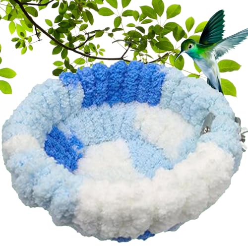 Cockatiel Bird Nest Bett - warme funkelnde Kanarische Hängematte, Plüschhänge -Ruhspot | Papageienschlafkäfignest für Lovebird Conure Small Pet Shelter, Innennistlebensraum gemütliches Accessoires für Cockatiel Bird Nest Bett - warme funkelnde Kanarische Hängematte, Plüschhänge -Ruhspot | Papageienschlafkäfignest für Lovebird Conure Small Pet Shelter, Innennistlebensraum gemütliches Accessoires für von yztju