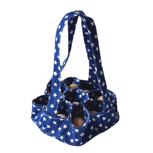 Eisammlung Korb, Ei -Sammelkorb, Verdickter Stoff Egg Bag mit 7 Beuteln, Light Weight für Farmhouse Collection, Schutzbehälter, tragbarer Lebensmittelsammler für Enten, Hühnchenei Eisammlung Korb, Ei -Sammelkorb, Verdickter Stoff Egg Bag mit 7 Beuteln, Light Weight für Farmhouse Collection, Schutzbehälter, tragbarer Lebensmittelsammler für Enten, Hühnchenei von yztju