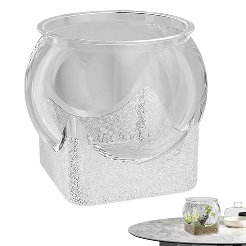 Fischschale, Fischschale Vase - Portable Aquarium - Desktop-Aquarium gewährleistet eine einfache Wartungfür Exquisite Tischdekorationden Heimarbeitsplatz, kleine Aquarien, Blumenvasen-Herzstück von yztju