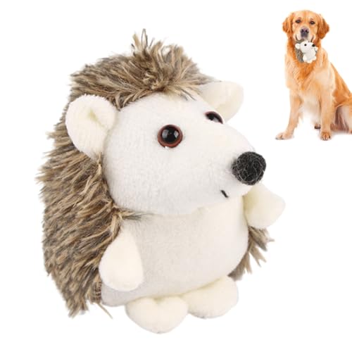 Hundekauspielzeug - Süßes Igel Plüsch -Haustierspielzeug Für Kleine Hunde | Hilfsmittel, Quietschendes Spieltier, Langlebiges Trainingsspielzeug Für Das Beißenden, Weichen Interaktiven Spielzeug von yztju