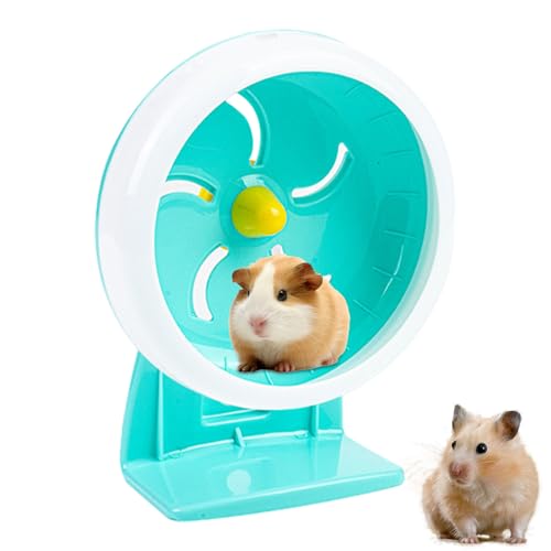 Laufräder Für Kleintiere, Laufrad Für Kleine Hamster | Kleines Mausrad Ständer - 7-Zoll-Laufscheibe, Rutschfestes, Multifunktionales Kleintier-Trainingszubehör Für Hamster, Chinchilla, Maus von yztju