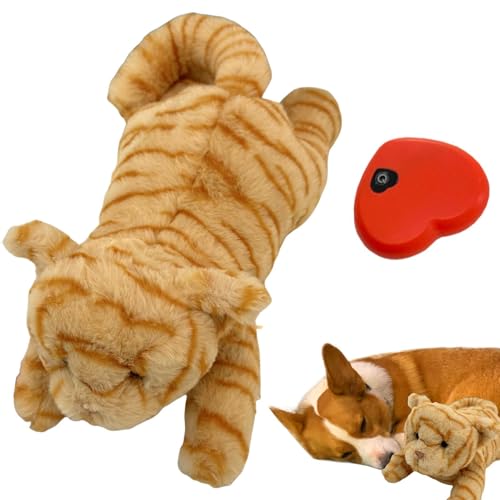 yztju Puppy Sleeping Buddy, Herzschlagspielzeug für Welpen | Plüsch-Herzschlag-Welpen-Verhaltenstrainingsspielzeug,Haustier-Stressabbau und beruhigende Schlafhilfe, Komfortspielzeug für das yztju Puppy Sleeping Buddy, Herzschlagspielzeug für Welpen | Plüsch-Herzschlag-Welpen-Verhaltenstrainingsspielzeug,Haustier-Stressabbau und beruhigende Schlafhilfe, Komfortspielzeug für das von yztju