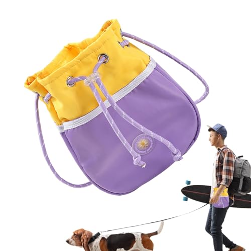 yztju Schultertasche für Leckerli für Hunde, Hundetrainingstasche Schultertasche small für Hunde mit verstellbarem Schultergurt - Hundetrainingstasche mit großer Kapazität, tragbar, yztju Schultertasche für Leckerli für Hunde, Hundetrainingstasche Schultertasche small für Hunde mit verstellbarem Schultergurt - Hundetrainingstasche mit großer Kapazität, tragbar, von yztju