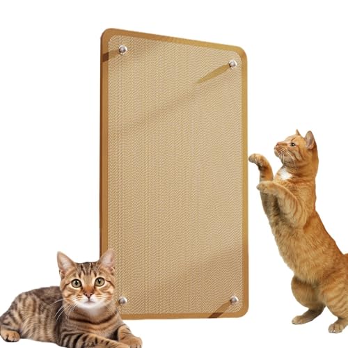 yztju Wandmontierter Katzenkratzer,Katzen-Wandkratzer,Katzenkratzpad | Katzenkratzbrett für den Innenbereich, Light Weight für die Wand, Sisal-Katzenkratzbrett für Katzen im Innenbereich yztju Wandmontierter Katzenkratzer,Katzen-Wandkratzer,Katzenkratzpad | Katzenkratzbrett für den Innenbereich, Light Weight für die Wand, Sisal-Katzenkratzbrett für Katzen im Innenbereich von yztju