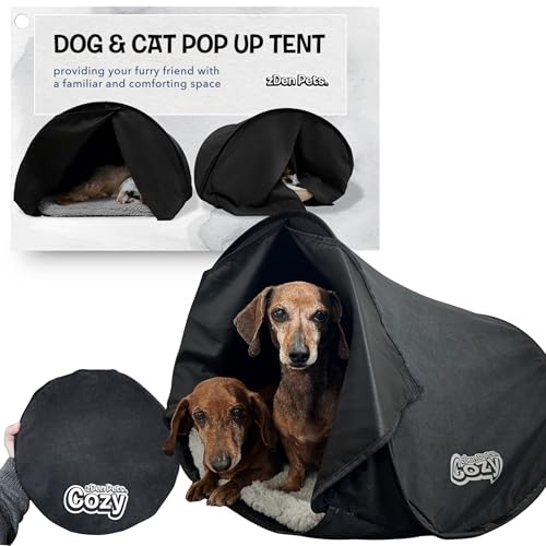 Original patentiertes gemütliches Haustierbett: Beruhigende Höhle für Indoor-Katzen und kleine Hunde, tragbares Höhlenzelt-Design für Komfort, ideal für Haustiere, die einen entspannenden, sicheren Original patentiertes gemütliches Haustierbett: Beruhigende Höhle für Indoor-Katzen und kleine Hunde, tragbares Höhlenzelt-Design für Komfort, ideal für Haustiere, die einen entspannenden, sicheren von zDen