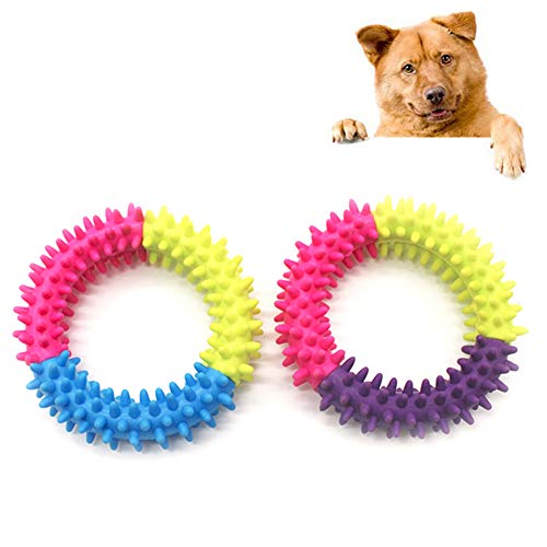 zNLIgHT Hundespielzeug mit Widerhaken für Hunde und Katzen, aus weichem Gummi, ungiftig, zufällige Farbe von zNLIgHT