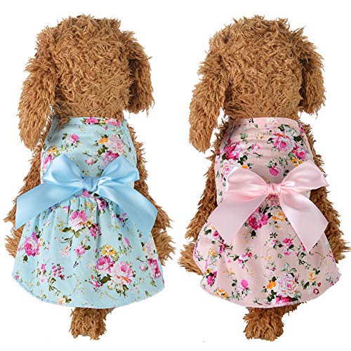 zNLIgHT Haustier-Kostüm für den Frühling und Sommer aus Baumwolle, süßes Design, Größe XL, Pink von zNLIgHT