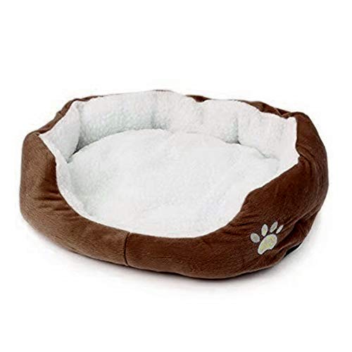 zNLIgHT Verwendung für Fleece Samoyed Huskie Pet Dog Cat Sleeping Bed Cushion Pad Blanket Nest Seat - Kaffee von zNLIgHT
