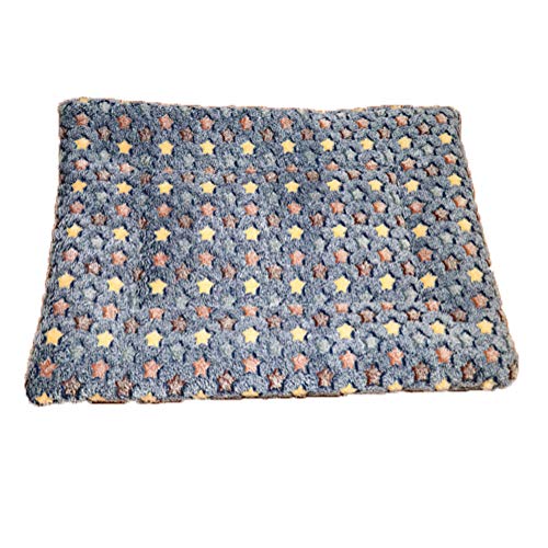 zNLIgHT Verwendung für Gepolsterte Soft Star Print Startseite Haustier Katze Hund Welpe Decke Pad Mat Cushion Carpet - Blau M von zNLIgHT