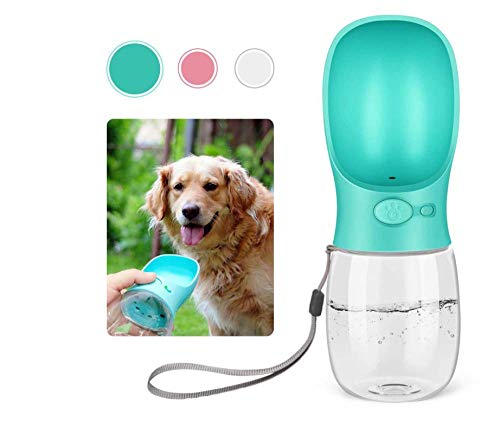 zaizai Wasserflaschen für Hunde, tragbare Wasserflasche für Haustiere, Wasserflasche für Hunde im Freien - 350 ml ABS-Kunststoffkunststoff von zaizai