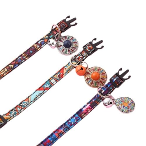 Haustier-Halskette, verstellbar, bequem, stilvoll, Katzenhalsband, Zubehör, Nylon, Haustierhalsband, Katzen Haustier-Halskette, verstellbar, bequem, stilvoll, Katzenhalsband, Zubehör, Nylon, Haustierhalsband, Katzen von zaoalife