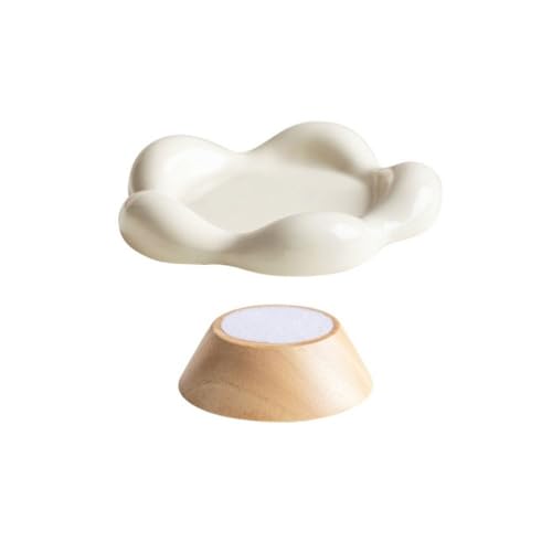 Katzenfutterschüssel, Erhöhte Katzenfutterschalen zum Schutz der Wirbelsäule, Katzennäpfe Keramik Erhöhte Katzenfutterschalen Porzellan Blumenförmige Pet Feeder Bowl Katzenfutterschüssel, Erhöhte Katzenfutterschalen zum Schutz der Wirbelsäule, Katzennäpfe Keramik Erhöhte Katzenfutterschalen Porzellan Blumenförmige Pet Feeder Bowl von zaoalife