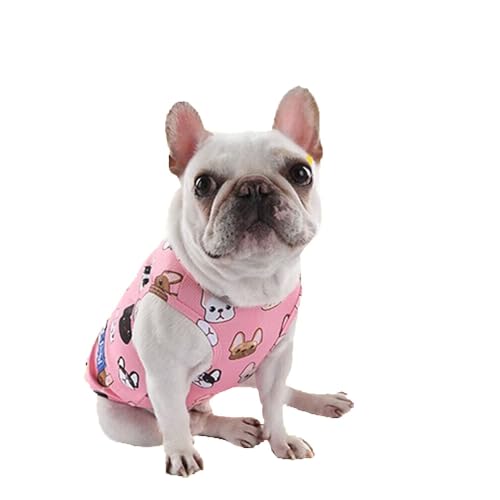 zhendehenziyou Hunde-Shirts, bedruckte Kleidung mit lustigem, niedlichem Design, kühlender Sommermantel, Haustier-T-Shirts, cooles Welpen-Shirt, Hunde-Outfit, weiches Hunde-Sweatshirt für Haustiere, von zhendehenziyou