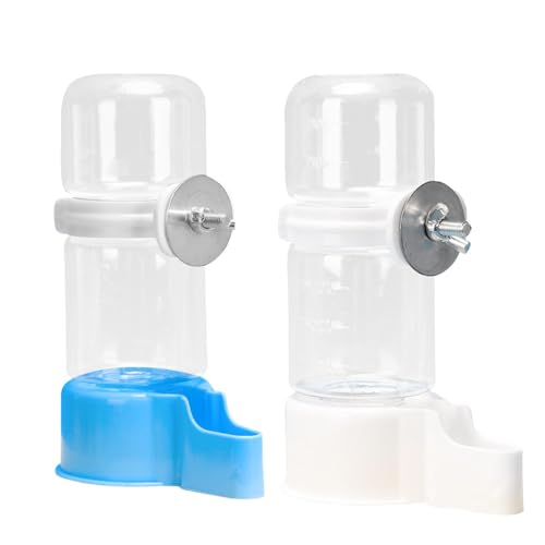 zjhukfmc Automatischer Vogel-Wasserspender, 140 ml, Vogeltränke, Wasserspender, 13,4 x 5,5 x 3 cm, für Papageien, Wellensittiche, Sittiche, 2 Stück von zjhukfmc