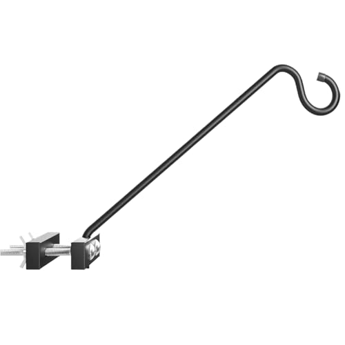 zjhukfmc Balkongeländer Halter für Vogelhäuschen - 45 cm drehbarer Aufhänger für Balkonbrüstungen,geeignet für Vogelhäuser, Laternen und Windspiele,vielseitig für Terrasse,Garten Außenbereich zjhukfmc Balkongeländer Halter für Vogelhäuschen - 45 cm drehbarer Aufhänger für Balkonbrüstungen,geeignet für Vogelhäuser, Laternen und Windspiele,vielseitig für Terrasse,Garten Außenbereich von zjhukfmc