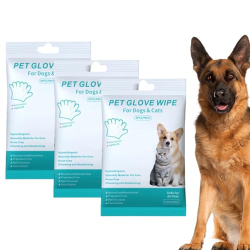 zjhukfmc Haustier Pflegehandschuhe - 3er Set Hundewaschen Feuchttuch Handschuhe Für Bad - Sanftes Welpen Pflegeset Für Sauberkeit Unterwegs Zuhause Täglich zjhukfmc Haustier Pflegehandschuhe - 3er Set Hundewaschen Feuchttuch Handschuhe Für Bad - Sanftes Welpen Pflegeset Für Sauberkeit Unterwegs Zuhause Täglich von zjhukfmc