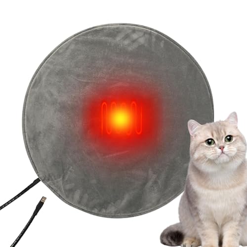 zjhukfmc Heizdecke für Haustiere, Heizdecke für Hunde - Elektrische Decke mit USB-Heizkissen für den Innenbereich - Heizmatte, Anti-Biss, wasserdicht, Heimtierbedarf für Haustiere, Hunde und Katzen von zjhukfmc