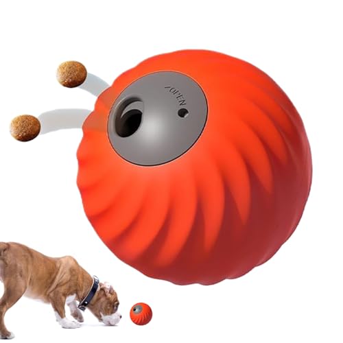 zjhukfmc Hundefutterball Spender 2-in-1 | Slow Feeding Ball für Haustiere | Flexibles Leckerli Spielzeug Zur Bewegung Und Geistigen Förderung Für Drinnen Draussen Training Und Gegen Langeweile von zjhukfmc