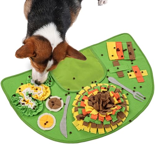 zjhukfmc Schnüffelteppich - Hunde-Puzzlematte Slow Feeder Leckerli Spielzeug | Futternapf-Ersatz Interaktives Spielzeug Für Kleine Mittelgroße Große Hunde Welpen Training Lecken zjhukfmc Schnüffelteppich - Hunde-Puzzlematte Slow Feeder Leckerli Spielzeug | Futternapf-Ersatz Interaktives Spielzeug Für Kleine Mittelgroße Große Hunde Welpen Training Lecken von zjhukfmc