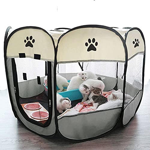 Haustierbett, tragbar, faltbar, für Haustiere, Hund, Käfig, achteckig, für Zelt, Katzen, Welpen, Chippy, Welpen, einfache Bedienung, Zaun, für den Außenbereich, große Hunde, Haus, Bett Haustierbett, tragbar, faltbar, für Haustiere, Hund, Käfig, achteckig, für Zelt, Katzen, Welpen, Chippy, Welpen, einfache Bedienung, Zaun, für den Außenbereich, große Hunde, Haus, Bett von zlw-shop