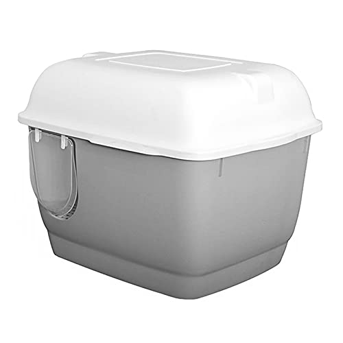 Katzentoilette, vollständig geschlossene Katzentoilette, lange Schritte, niedriger Eingang, 10 l, große Kapazität, Trocken- und Nasstrennung, Klapp-Design für Katzen, leichter als 10 kg Katzentoilette Katzentoilette, vollständig geschlossene Katzentoilette, lange Schritte, niedriger Eingang, 10 l, große Kapazität, Trocken- und Nasstrennung, Klapp-Design für Katzen, leichter als 10 kg Katzentoilette von zlw-shop