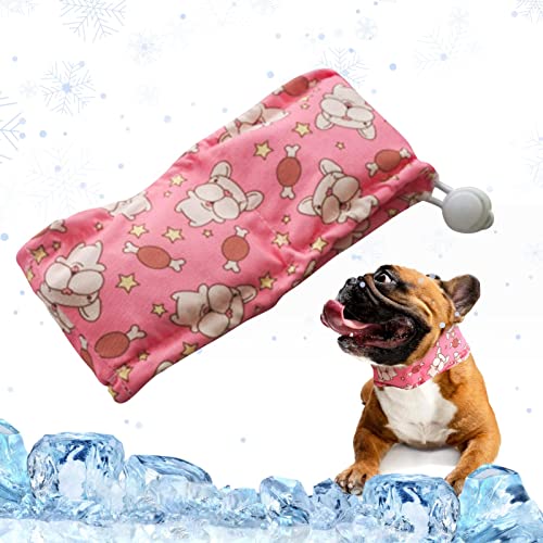 Hunde-Eishalstuch, kühlendes Halstuch, Eishunde-Halstuch, atmungsaktiv, kühlende Halsbänder, Wärmeableitungs-Schals für heiße Tage und Sommer-Chill-Out, Znet-au von EELHOE